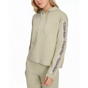 NWT Calvin Klein Performance Hooded Sage Green Sweatshirt M